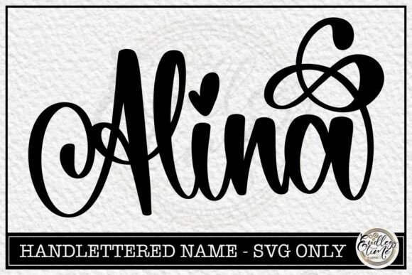 Alina Name SVG: Graphics for Crafts and Branding