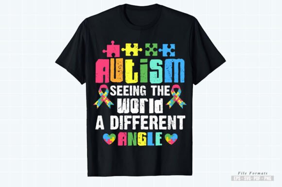 Autism Awareness Month Support Seeing Graphics