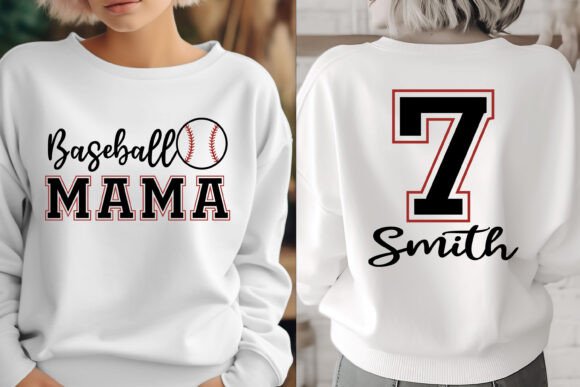 Baseball Mama SVG, PNG Graphics for T-Shirt Designs
