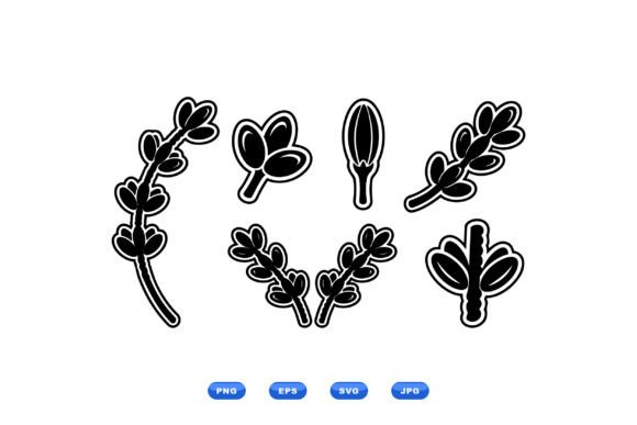 Minimal Botanical Sticker Svg
